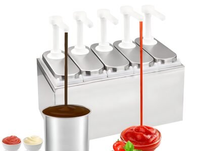 Sauce Dispenser Pump Stainless Steel
