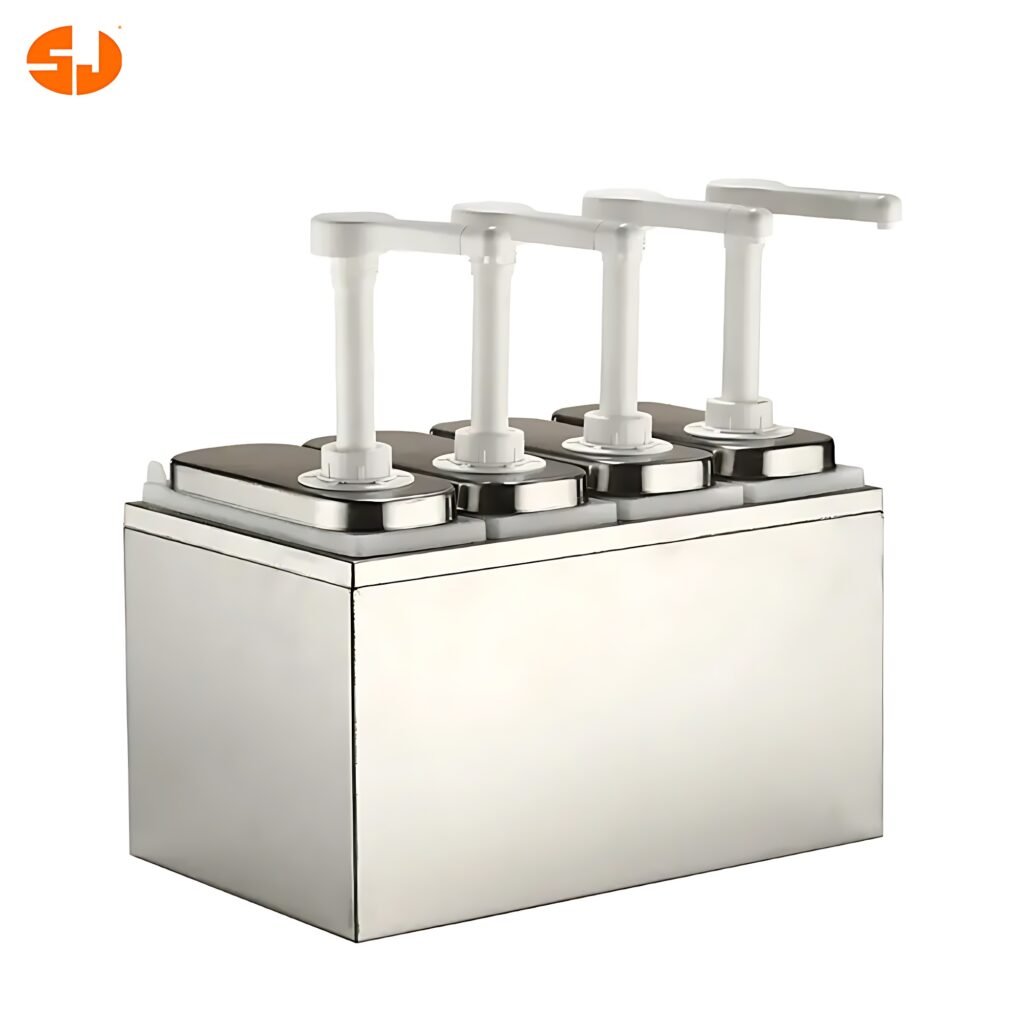 Sauce Dispenser Pump Stainless Steel